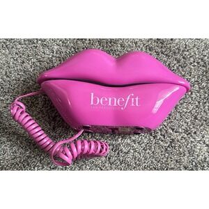 Lip Shaped Corded Telephone Pink, Redial, Tone/Pulse, Pause - Benefit San Fran